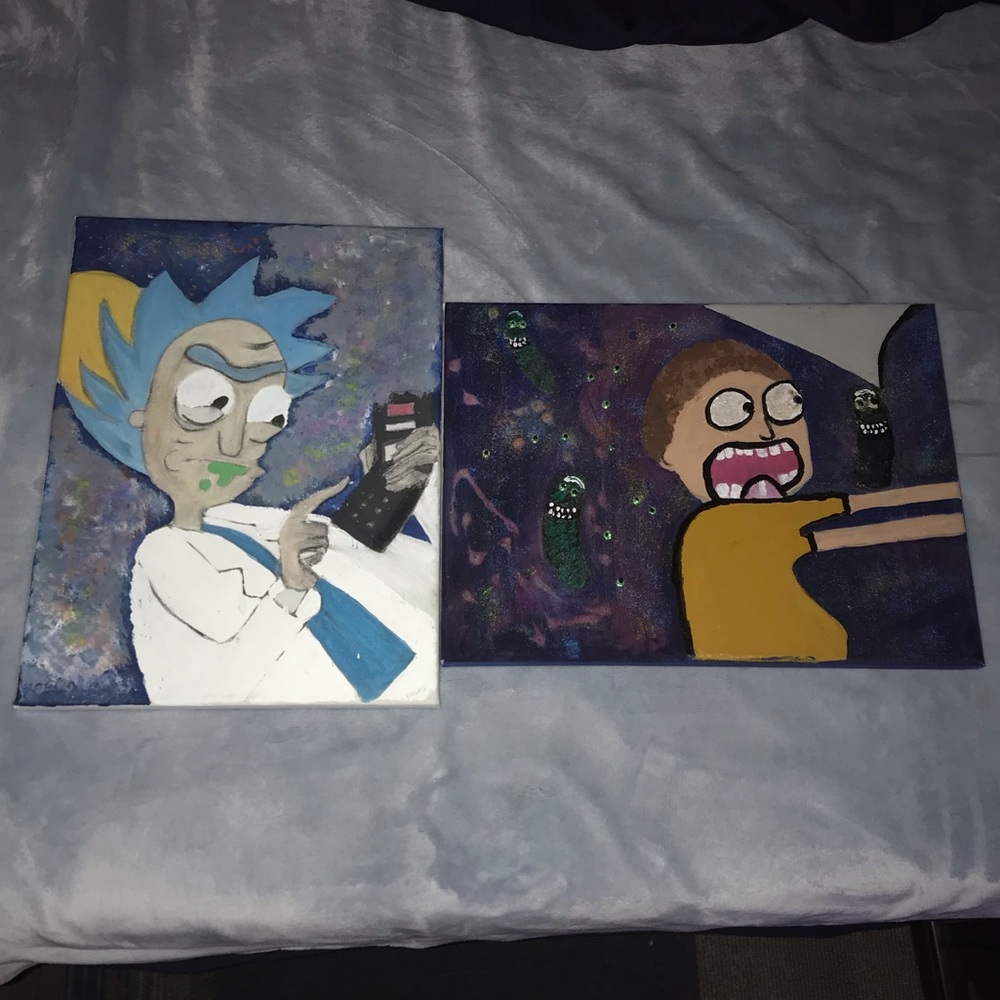 Rick & Morty Paintings